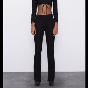 Zara power stretch zip leggings